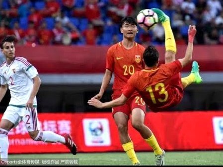中国U19 vs 刚果U23，山羊君现场观战